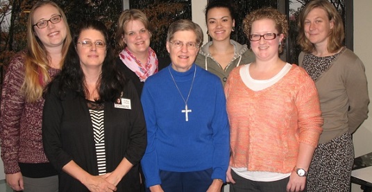 The A-Team: Housecall Providers Care Coordinators (back row) l to r: Rachel Davis, Hillary Stanford,