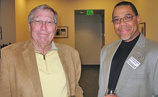 From l. to r.: Michael Deshane and board member Dwayne Scales.