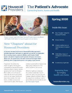 Housecall Providers The Patient's Advocate Spring 2026